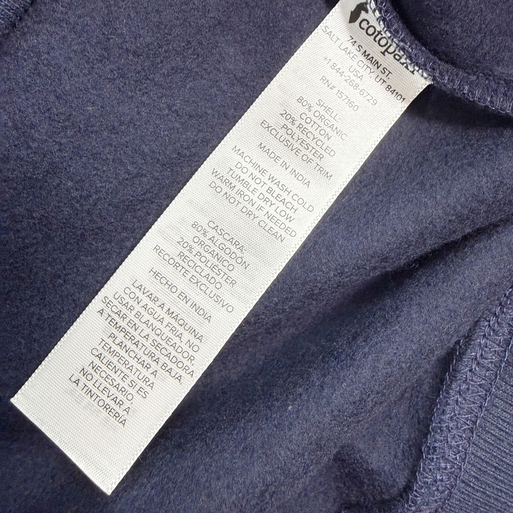 Cotopaxi Do Good Crew Sweatshirt Size M Womens Maritime Navy NEW - Picture 4 of 6